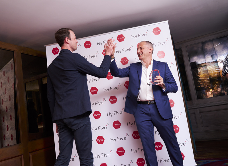 Celebrating success.